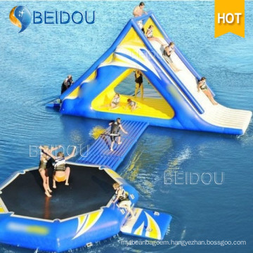 Adult Popular Durable Giant Inflatable Pool Floating Water Slide